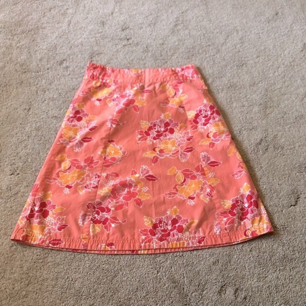 Eddie Bauer Floral Skirt Size 4